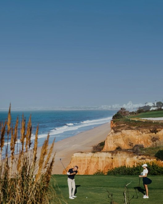 Vale do Lobo beach and cliffs