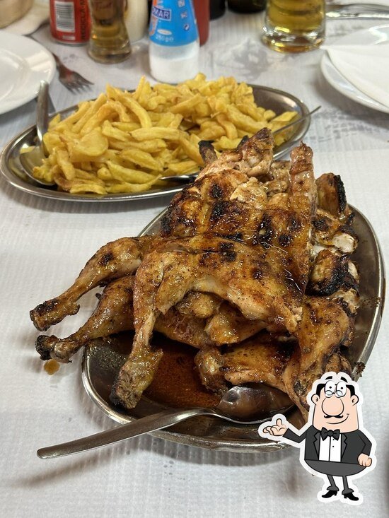Chicken piri-piri and chips at Marufo 1